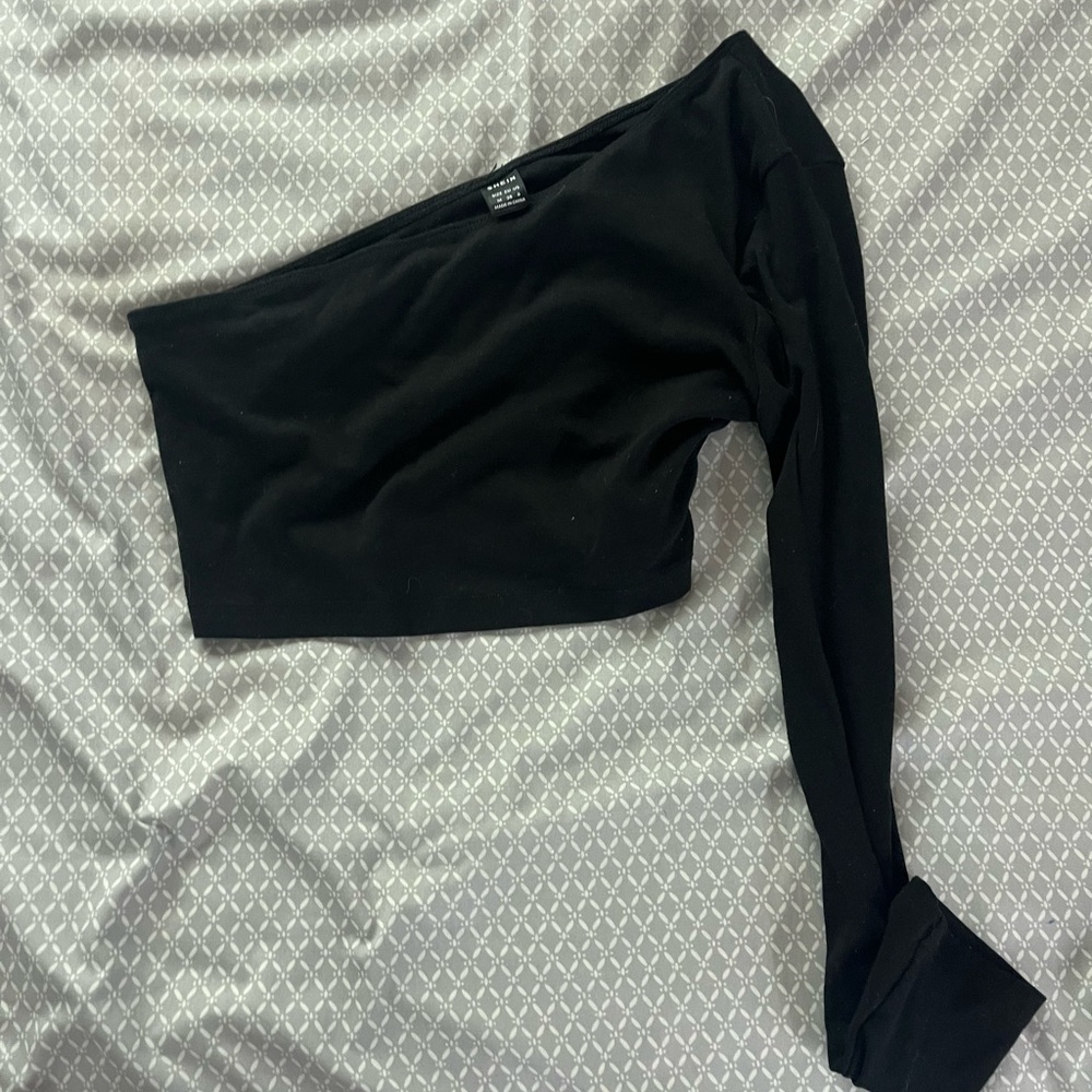 SHEIN Black Asymmetrical Bottoms